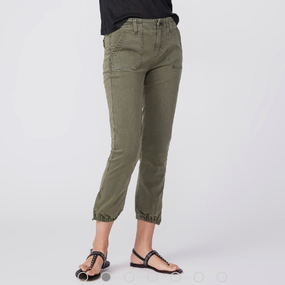 Paige Denim Mayslie Jogger - Vintage Ivy Green